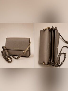 Michael Kors Daniela Large Saffiano Leather Crossbody Bag